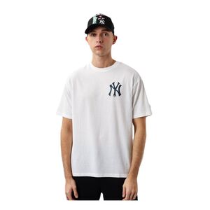 New Era MLB City Over-Sized NY Yankees Unisex T-Shirt White