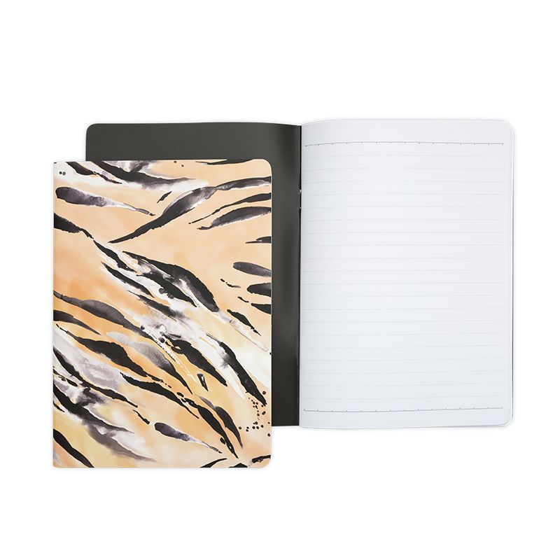 Nikki Strange Wild Life Tiger/Cheetah A5 Notebook (Set of 2)