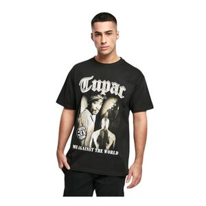 Mister Tee Tupac Me Against The World Sepia Oversize Men's T-Shirt Black