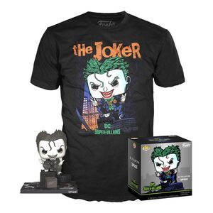 Funko Pop & Tee DC Jim Lee Joker Pop Figure & Unisex T-Shirt