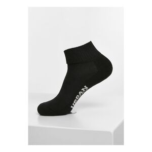 Urban Classics High Sneaker Kids' Unisex Ankle Socks - Black (Pack of 6)