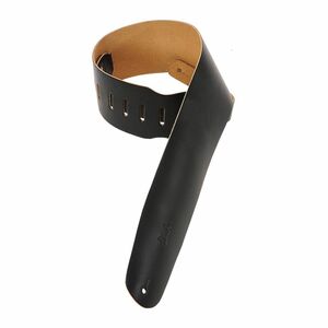 Levys M4Blk 31/2-Inch Leather Bass Strap