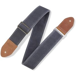 Levys M7WCFGN Waxed Canvas with Cotton Backing Guitar Strap 2-Inch