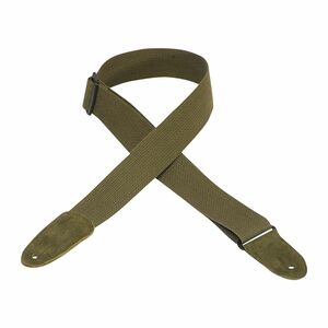 Levys Mc8Grn 2-Inch Cotton Guitar Strap With Suede Ends
