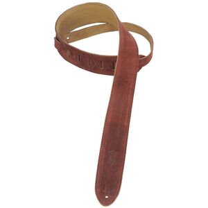 Levys MS12Brg Suede Guitar Strap with Suede Backing 2-Inch
