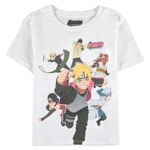 Difuzed Boruto - Naruto Next Generations Boys' Short Sleeved T-Shirt (TS362850BRT) - White