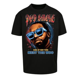 Mister Tee Pop Smoke - Meet the woo Oversize Men's T-Shirt Black