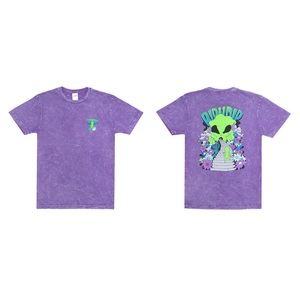 Rip N Dip The Unknown Men's T-Shirt Purple Mineral Wash