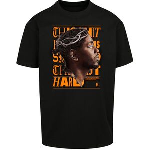 Mister Tee Kendrick Lamar K-Dot Men's Oversize T-Shirt - Black