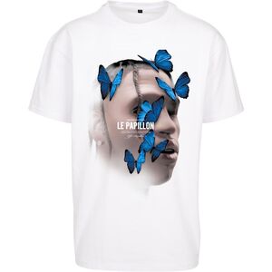Mister Tee Le Papillon Men's Oversize T-Shirt - White