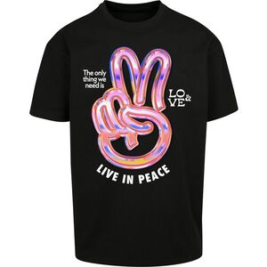 Mister Tee Live In Peace Men's T-Shirt - Black