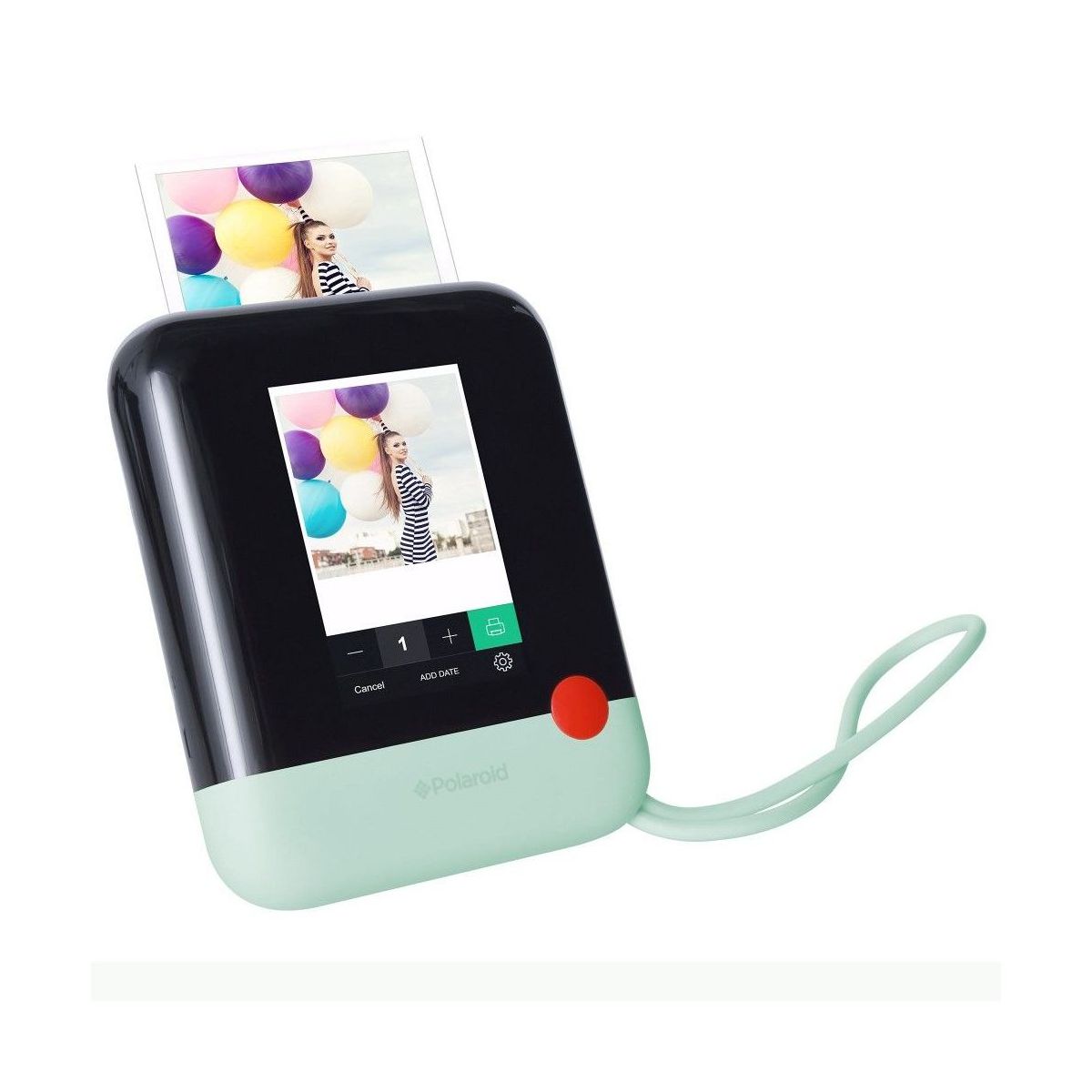 Polaroid Pop Instant Digital Camera Green + Eva Case