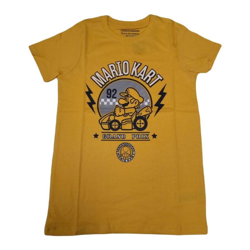 Difuzed Mario Kart  - Yellow T-shirt