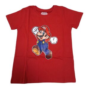 Difuzed Nintendo Super Mario Running Kids T-Shirt - Red