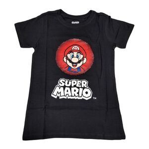 Difuzed Nintendo Super Mario Kids T-Shirt - Black