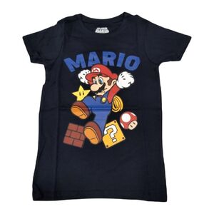 Difuzed Super Mario Waterbased Print With Items - Blue