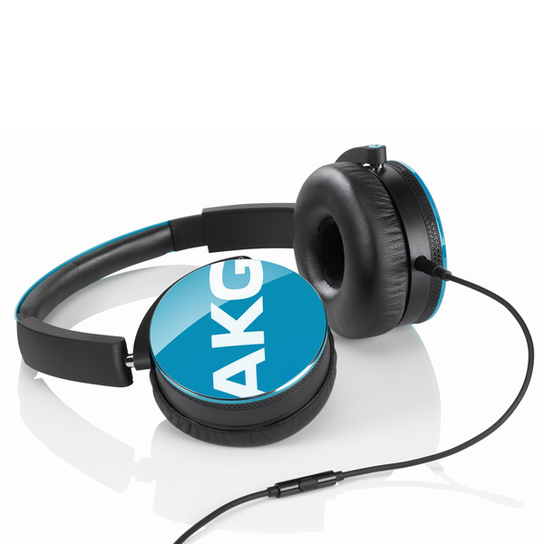 Akg Y50 Teal with Remote & Mic Headphones