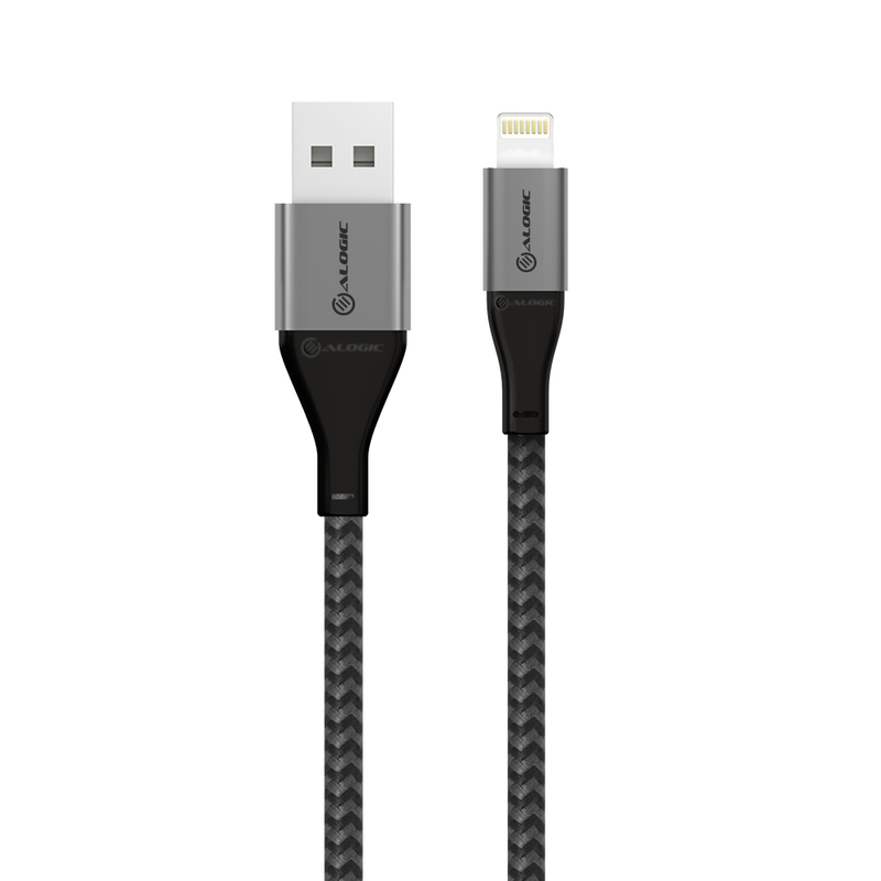 Alogic Super Ultra USB-A to Lightning Cable 1.5m Space Grey