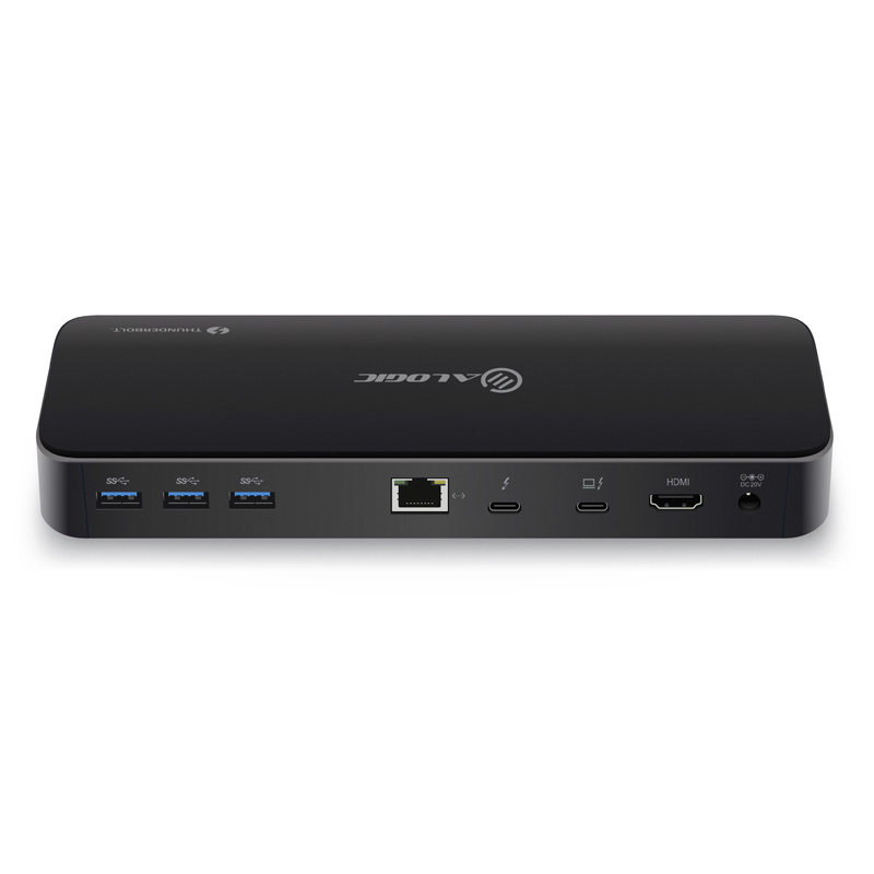 Alogic Thunderbolt 3 Dual Display Docking Station with 4K & Power Delivery Black
