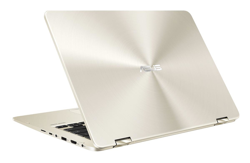 ASUS ZenBook Flip UX461UN-E1022T Laptop 1.8GHz i7-8550U 14-inch Touchscreen Hybrid PC (2-in-1) Gold