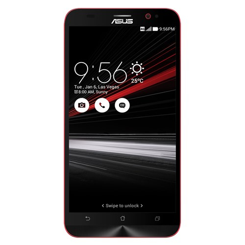 ASUS ZenFone 2 Deluxe Smartphone Silver 64GB/QC2.3/4GB RAM/4G/5.5 Inch FHD/Dual SIM