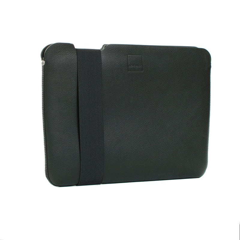 Acme Made Skinny Sleeve Leather Small Black Fits Laptop Upto 13 Inch