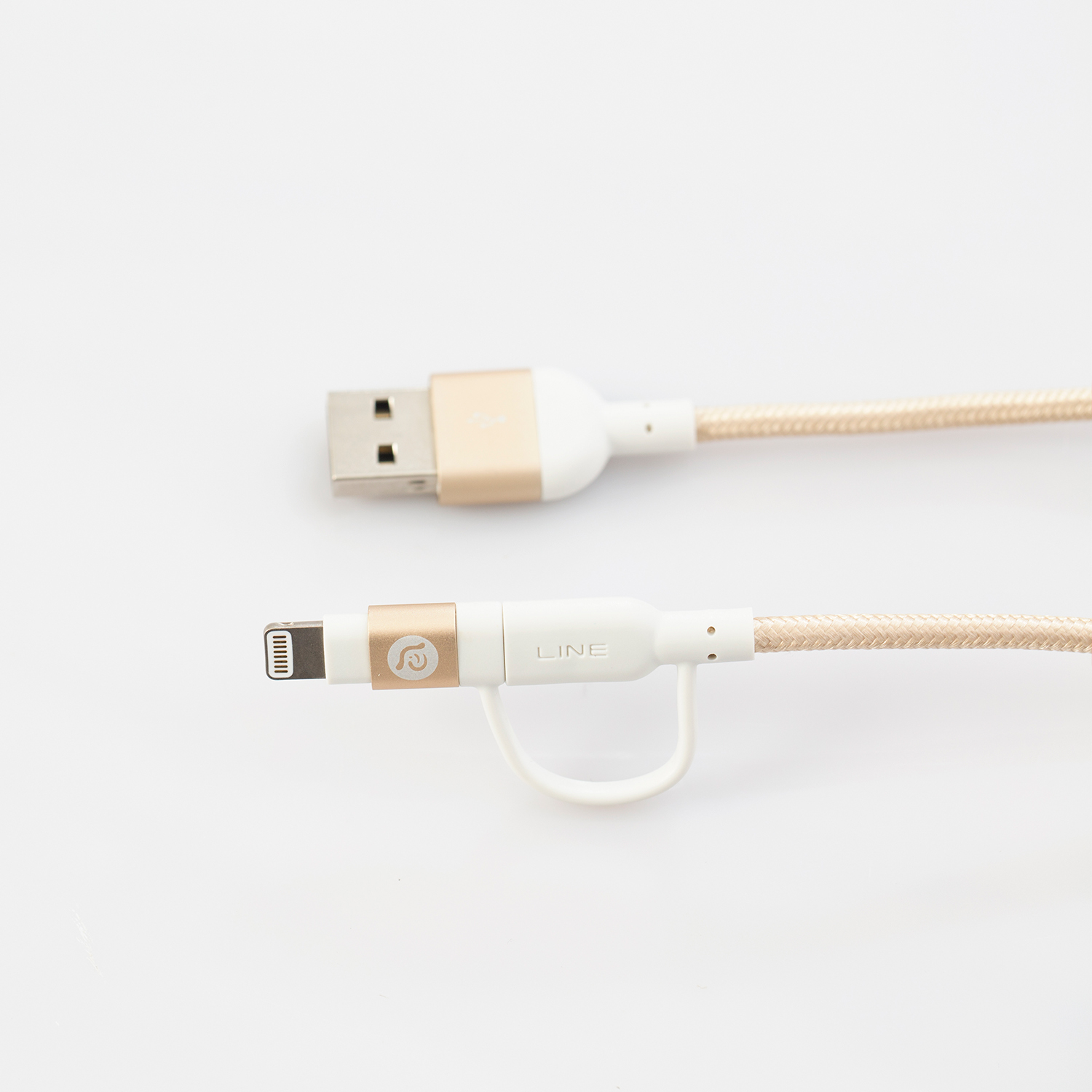 Adam Elements Gold MFI Lightning & Micro USB Cable