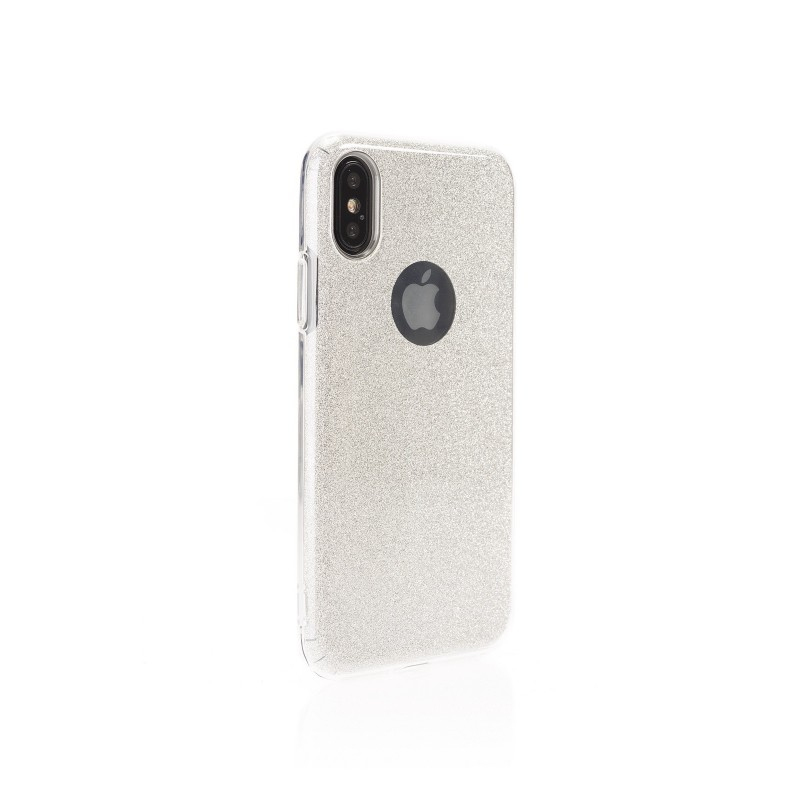Aiino Glitter Case Silver for iPhone X