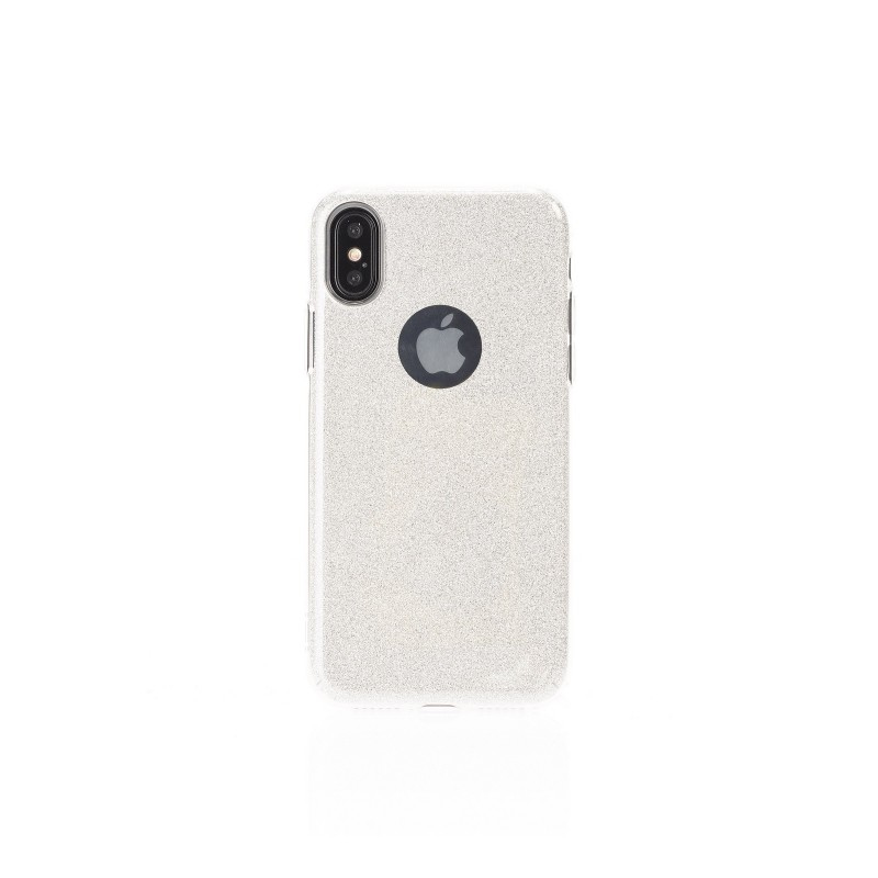 Aiino Glitter Case Silver for iPhone X