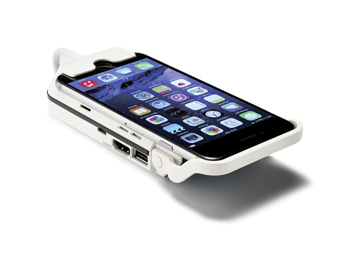 Aiptek I60-C Mobilecinema Apple iPhone 6 Projector with Vga Adapter & 3000mAh Power Bank