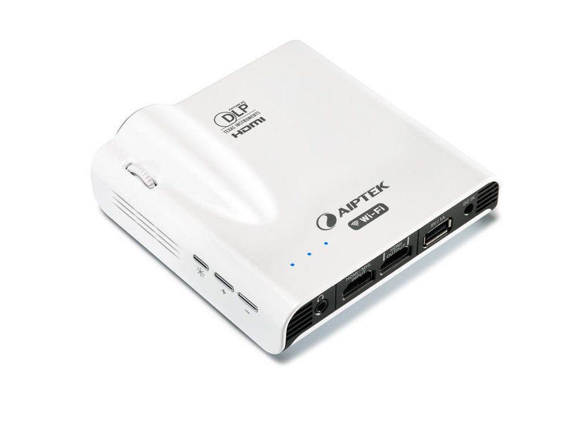 Aiptek A1000W Pocketcinema Pico Projector Wireless with Miracast And Airplay