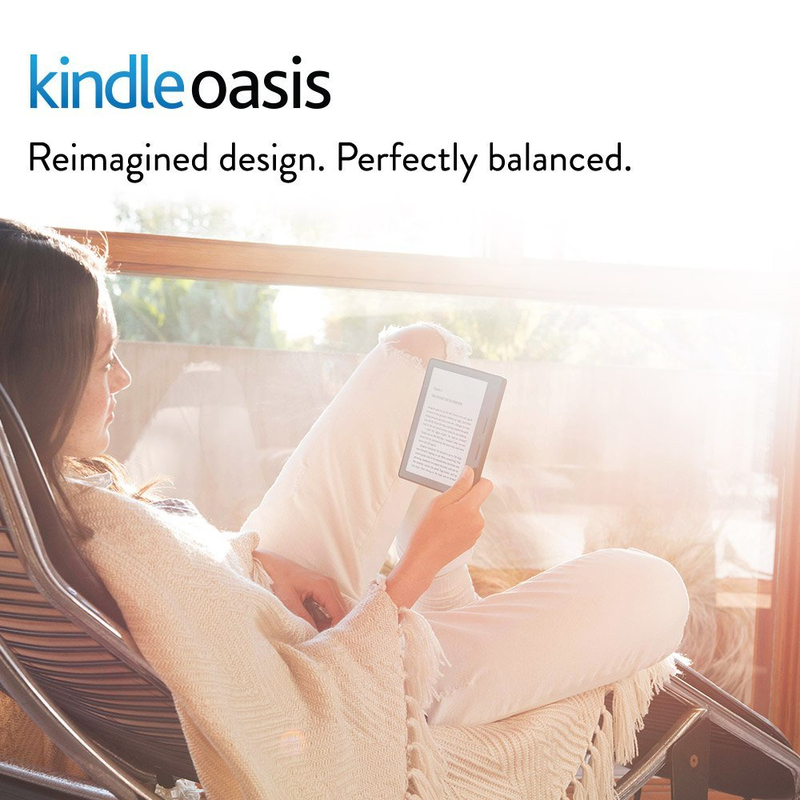 Amazon Kindle Oasis E-Reader Black Wi-Fi Free 3G with Special Offer