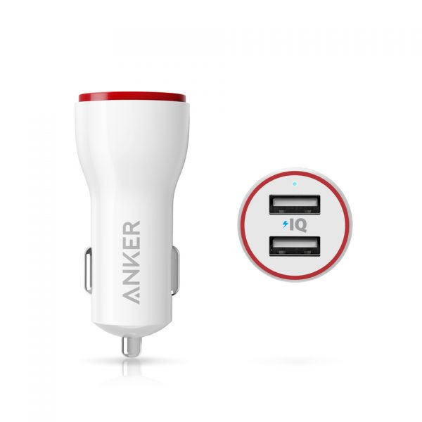 Anker Powerdrive 2 Black 2-Port Car Charger