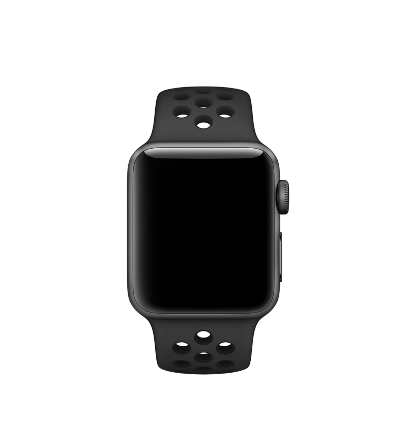 Apple Watch Nike+ Anthracite/Black Sport Band 38mm (S/M) - (M/L) (Compatible with Apple Watch 38/40/41mm)
