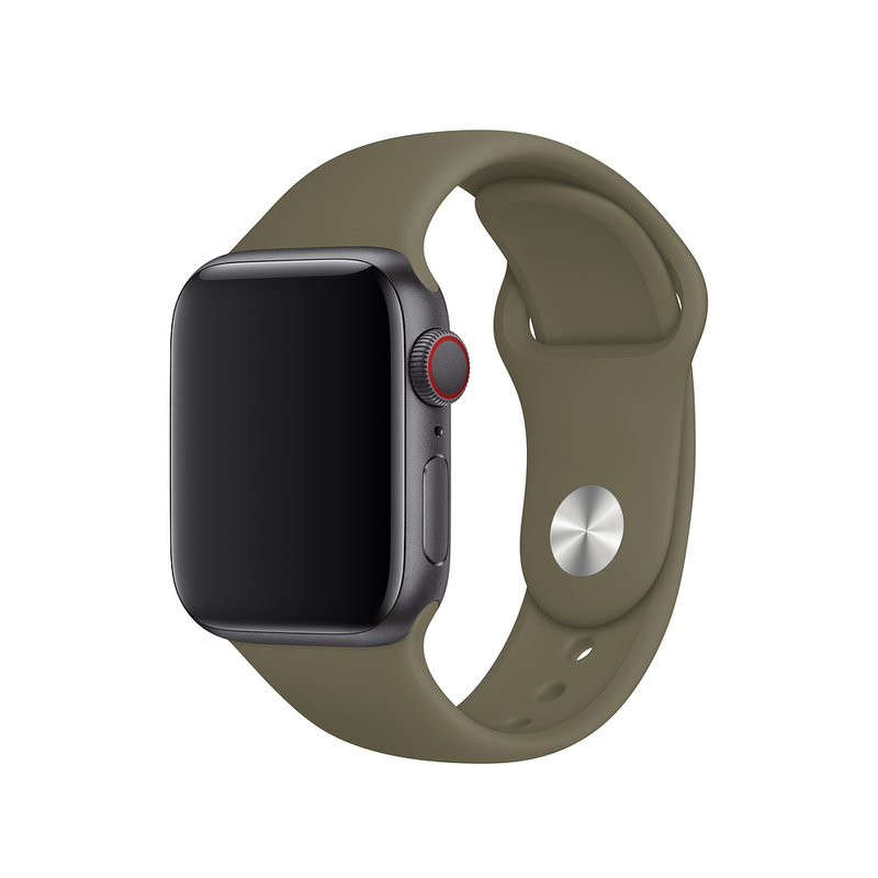 Apple 40mm Khaki Sport Band S/M & M/L (Compatible with Apple Watch 38/40/41mm)