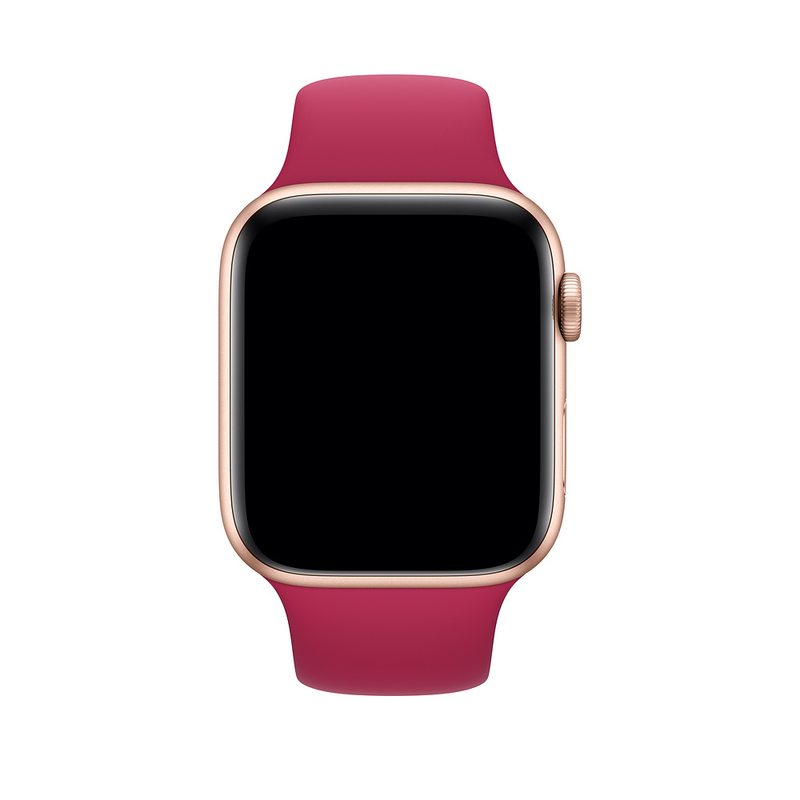 Apple 44mm Pomegranate Sport Band S/M & M/L (Compatible with Apple Watch 42/44/45mm)