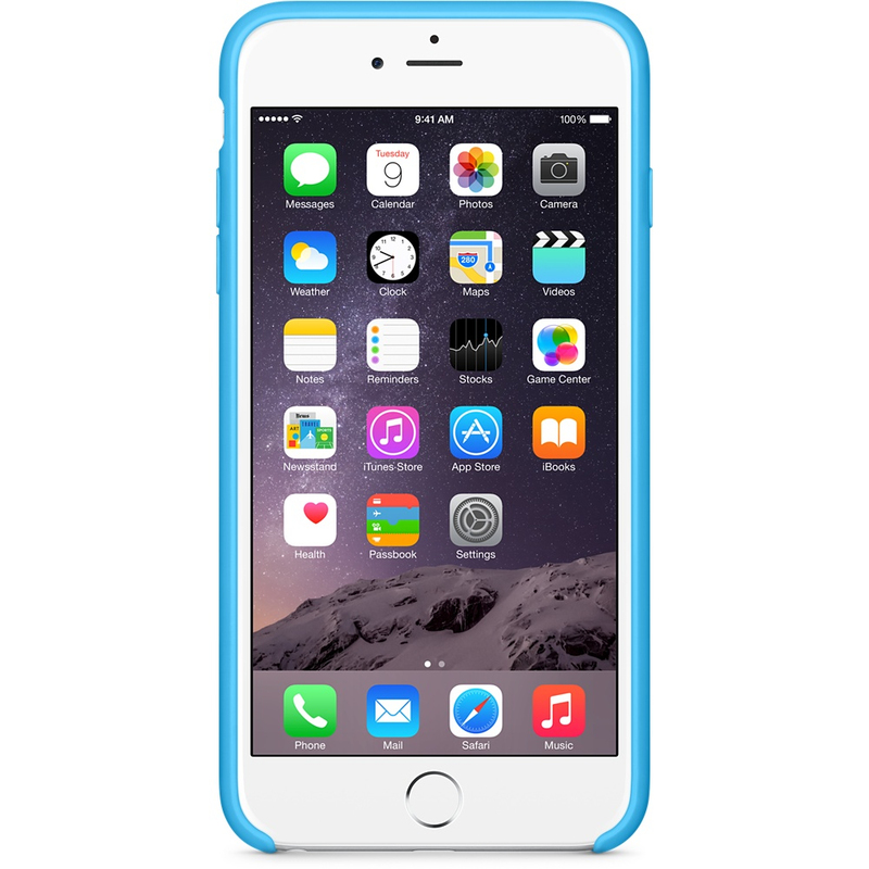 Apple Silicone Case Blue iPhone 6 Plus