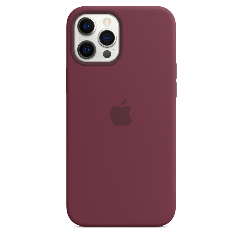 Apple Silicone Case Plum with MagSafe for iPhone 12 Pro Max