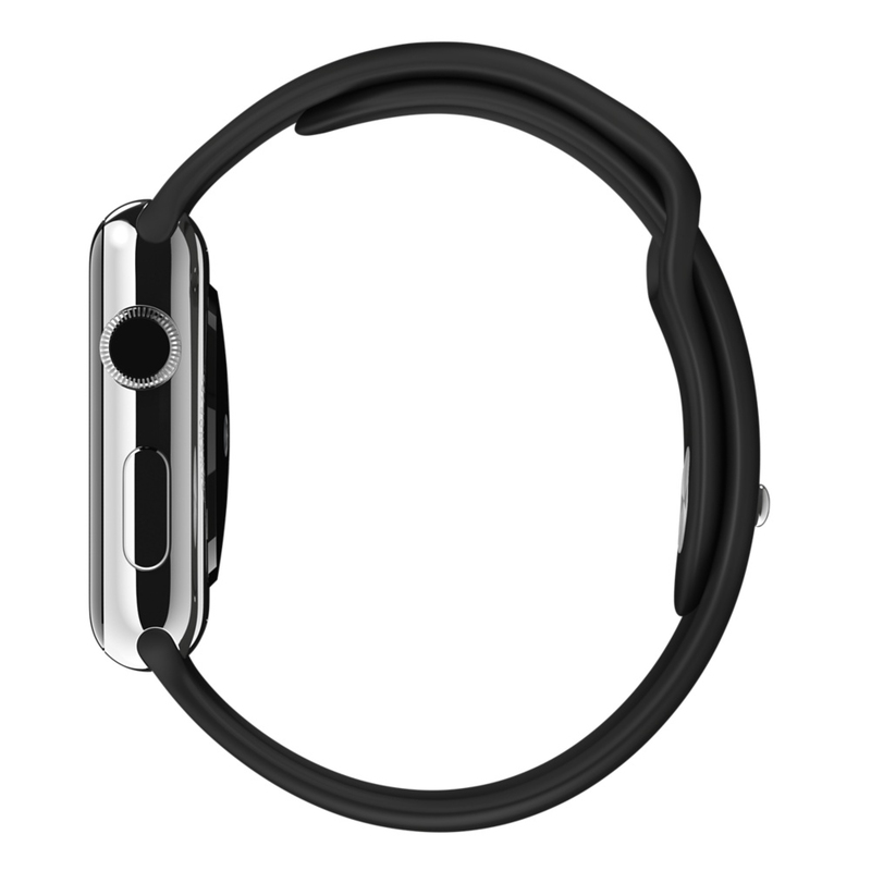 Apple Watch Black Sport Band 42mm (Compatible with Apple Watch 42/44/45mm)