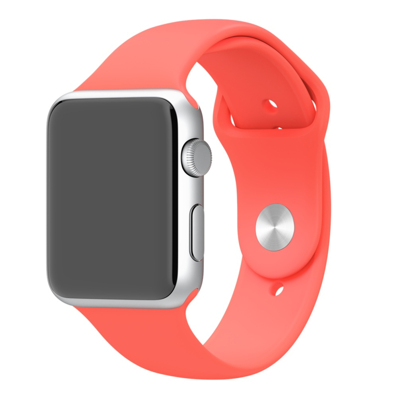 Apple Watch Pink Sport Band 42mm (Compatible with Apple Watch 42/44/45mm)