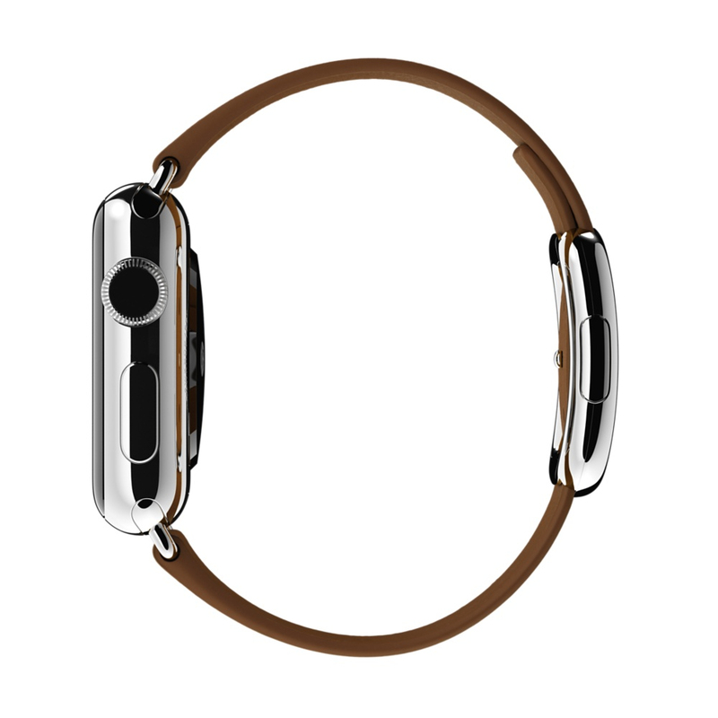 Apple Watch Brown Modern Buckle 38mm Small (Compatible with Apple Watch 38/40/41mm)