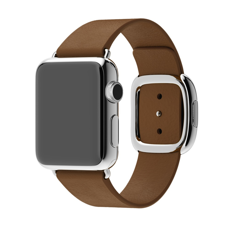 Apple Watch Brown Modern Buckle 38mm Small (Compatible with Apple Watch 38/40/41mm)