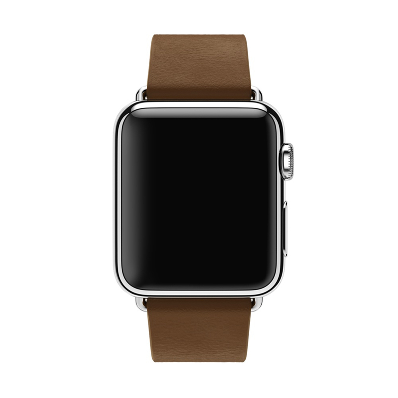 Apple Watch Brown Modern Buckle 38mm Large (Compatible with Apple Watch 38/40/41mm)