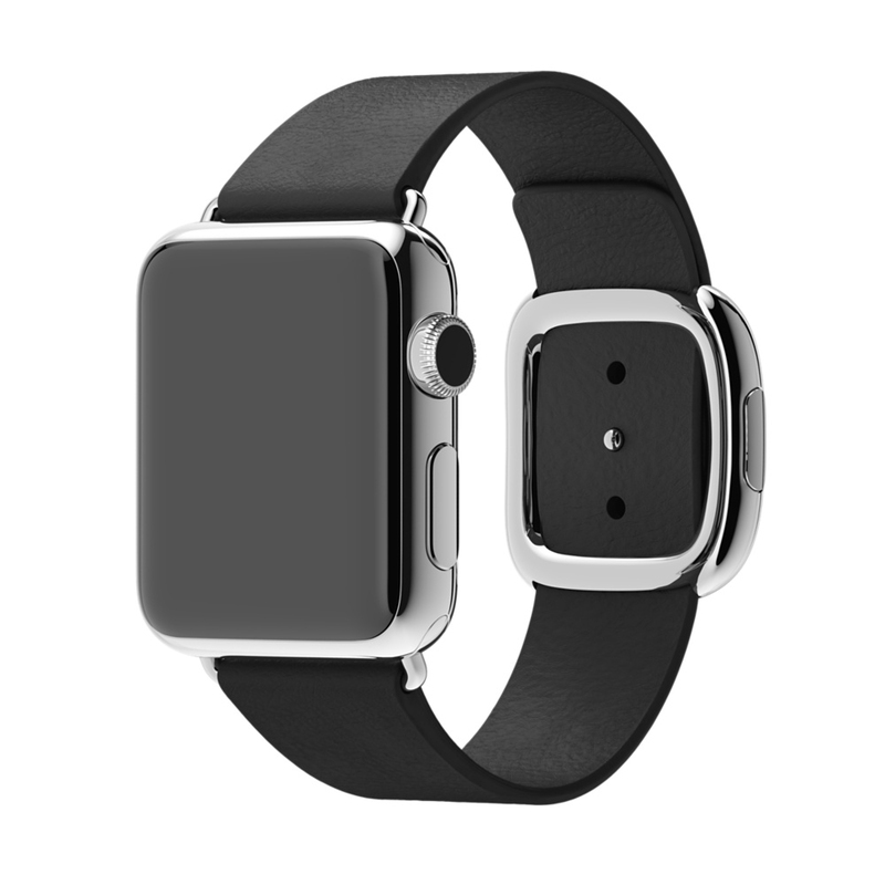 Apple Watch Black Modern Buckle 38mm Medium (Compatible with Apple Watch 38/40/41mm)