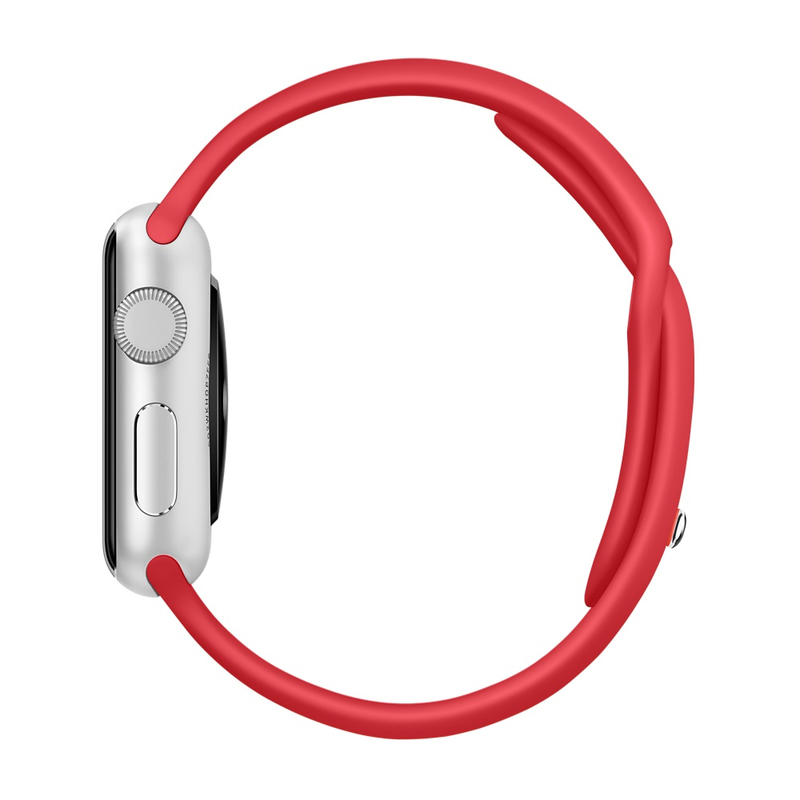 Apple Watch Red Sport Band 38mm (Compatible with Apple Watch 38/40/41mm)