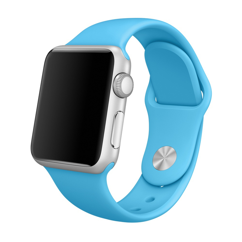 Apple Watch Blue Sport Band 38mm (Compatible with Apple Watch 38/40/41mm)