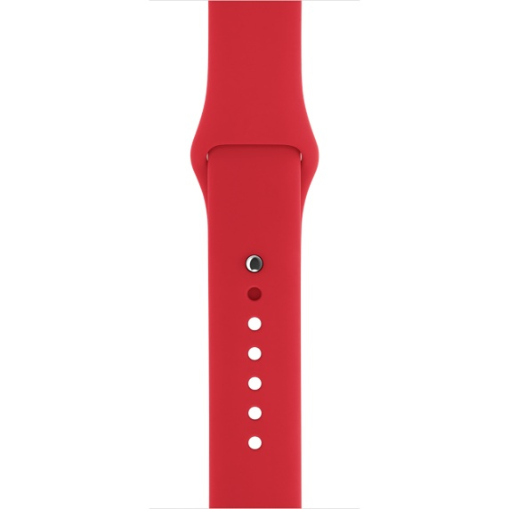Apple Watch Red Sport Band 42mm (Compatible with Apple Watch 42/44/45mm)