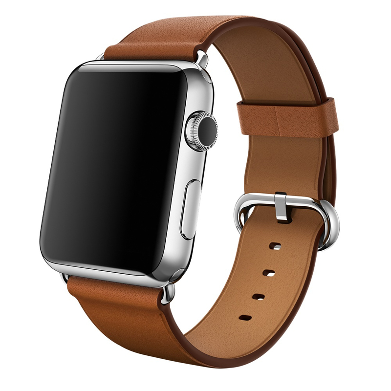 Apple Watch Brown Classic Buckle 42mm (Compatible with Apple Watch 42/44/45mm)