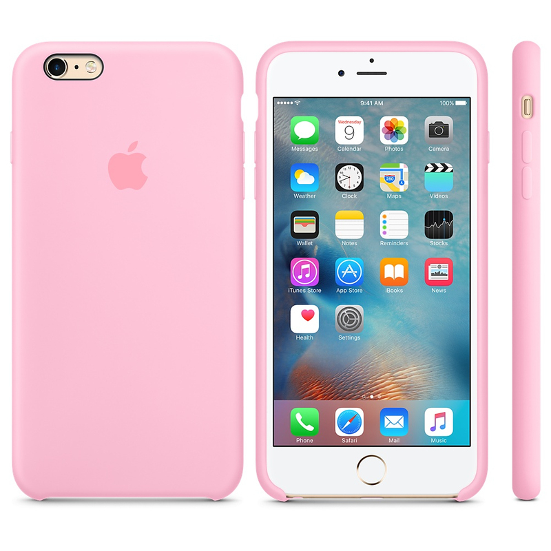 Apple Silicone Case Light Pink iPhone 6/6S Plus