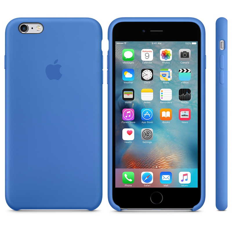 Apple Silicone Case Royal Blue iPhone 6/6S Plus